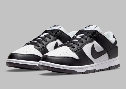 Nike Dunk Low Next Nature Black White Foto 1