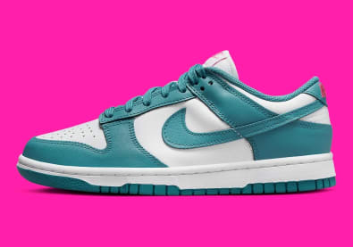 Nike Dunk Low Pink Teal Foto 2