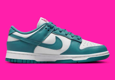 Nike Dunk Low Pink Teal Foto 3