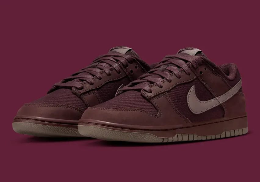 Nike Dunk Low Premium Burgundy Crush Foto 1