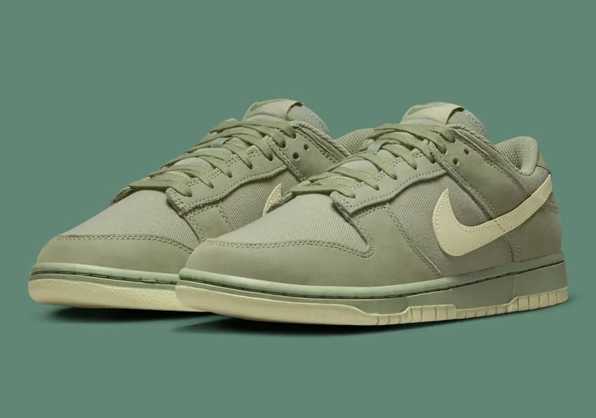 Nike Dunk Low Premium Oil Green Foto 1