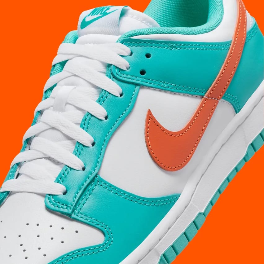 Nike Dunk Low Retro Miami Dolphins Foto 5