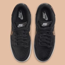 Nike Dunk Low SE Black Animal Swoosh Foto 4