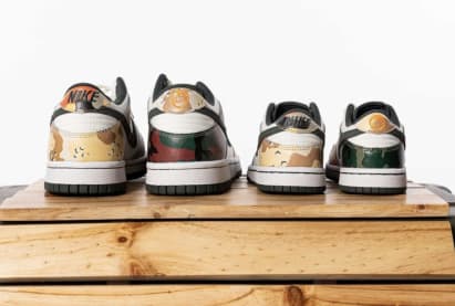 Nike Dunk Low SE Multi Camo Foto 2