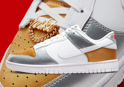 Nike Dunk Low SE WMNS Metallic Foto 1