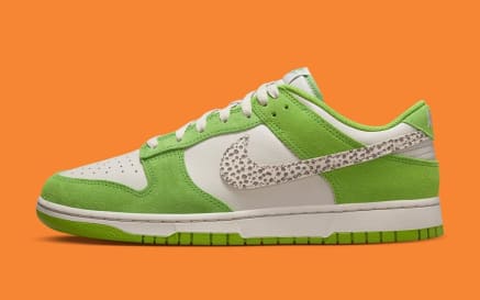 Nike Dunk Low Safari Swoosh Chlorophyll Foto 2