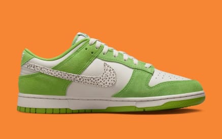 Nike Dunk Low Safari Swoosh Chlorophyll Foto 3