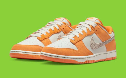 Nike Dunk Low Safari Swoosh Kumquat Foto 1