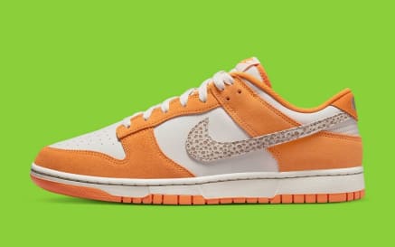 Nike Dunk Low Safari Swoosh Kumquat Foto 2