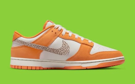 Nike Dunk Low Safari Swoosh Kumquat Foto 3