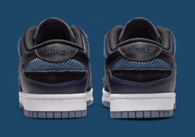 Nike Dunk Low Scrap Black Navy Foto 5