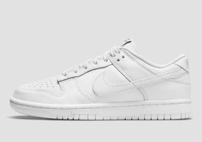 Nike Dunk Low Triple White Foto 2