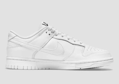 Nike Dunk Low Triple White Foto 3