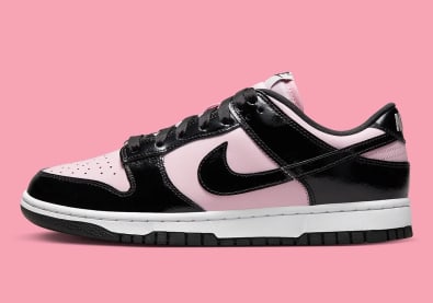 Nike Dunk Low WMNS Pink Black Patent Foto 2