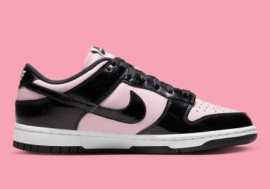 Nike Dunk Low WMNS Pink Black Patent Foto 3