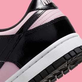 Nike Dunk Low WMNS Pink Black Patent Foto 7