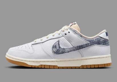 Nike Dunk Low Washed Denim Foto 1