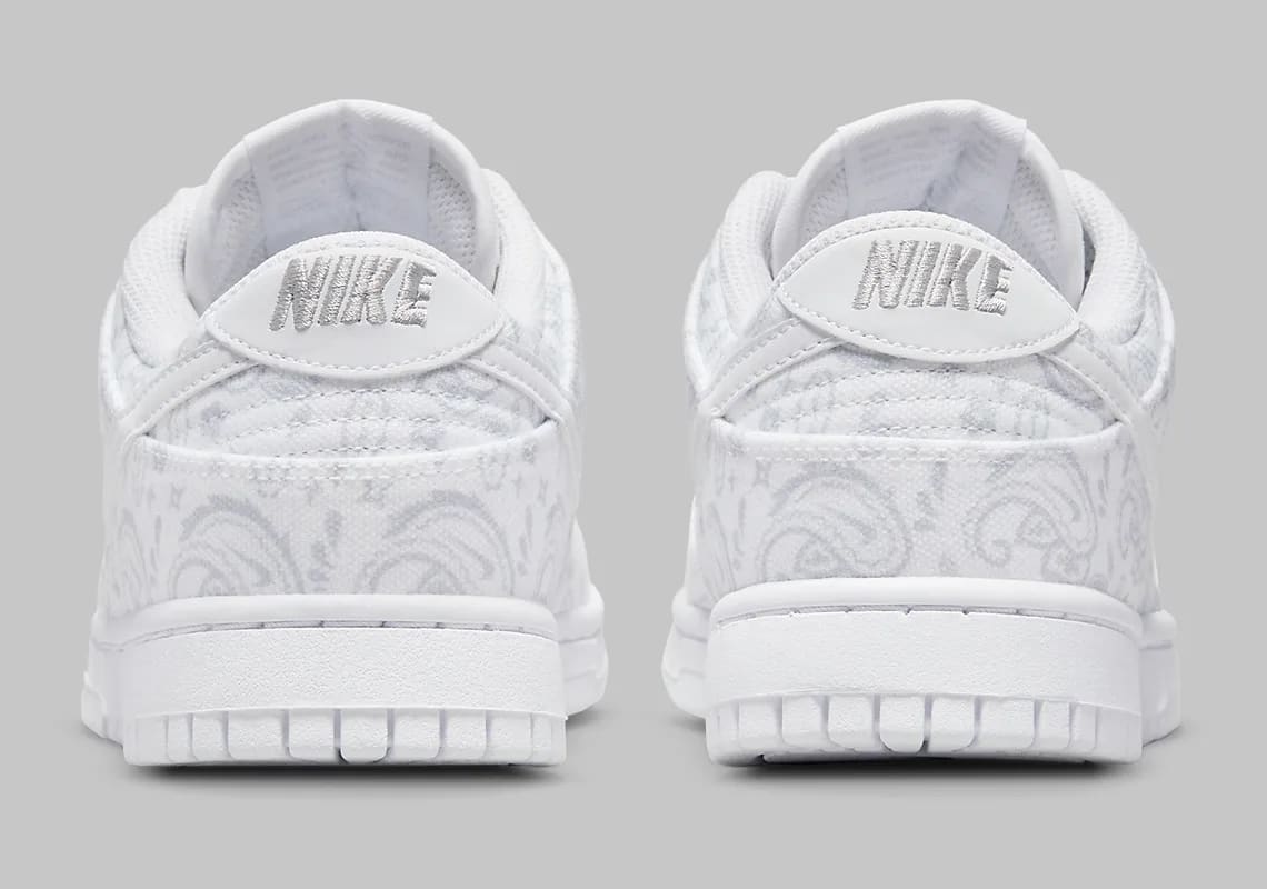 Nike Dunk Low White Paisley Foto 5