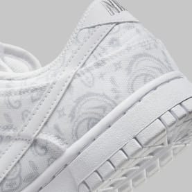 Nike Dunk Low White Paisley Foto 8