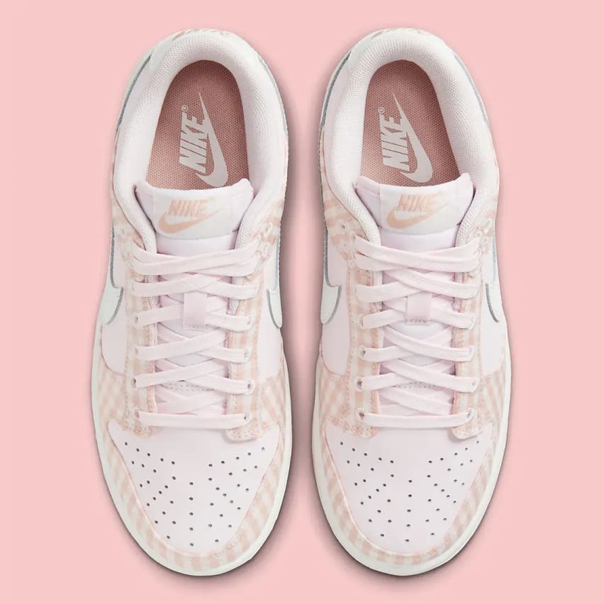 Nike Dunk Low Wmns Pink Gingham Foto 4