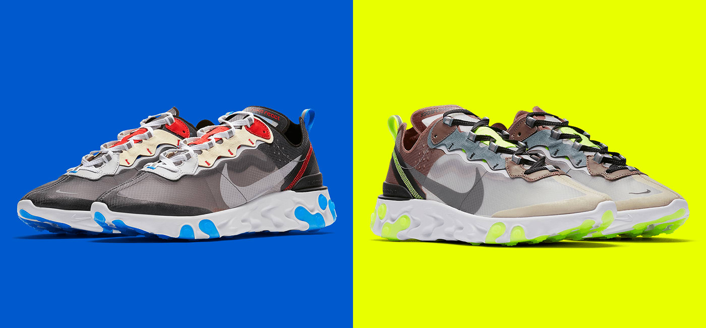 De Nike React Element 87 Krijgt Twee Nieuwe Colorways