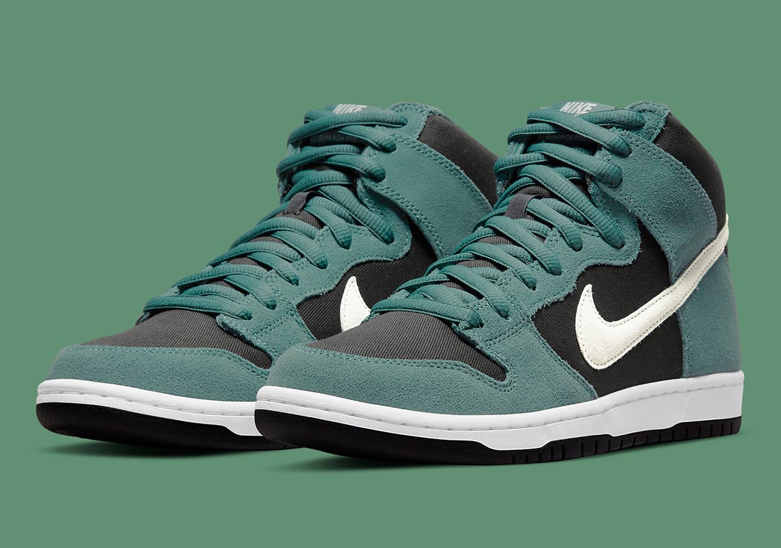 nike dunk sb high green