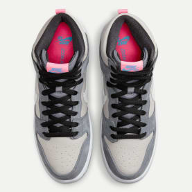 Nike SB Dunk High Medium Grey Foto 4