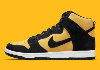 Nike SB Dunk High Pro Maize and Black Foto 1