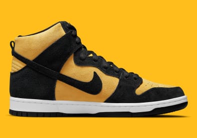 Nike SB Dunk High Pro Maize and Black Foto 3