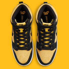 Nike SB Dunk High Pro Maize and Black Foto 4