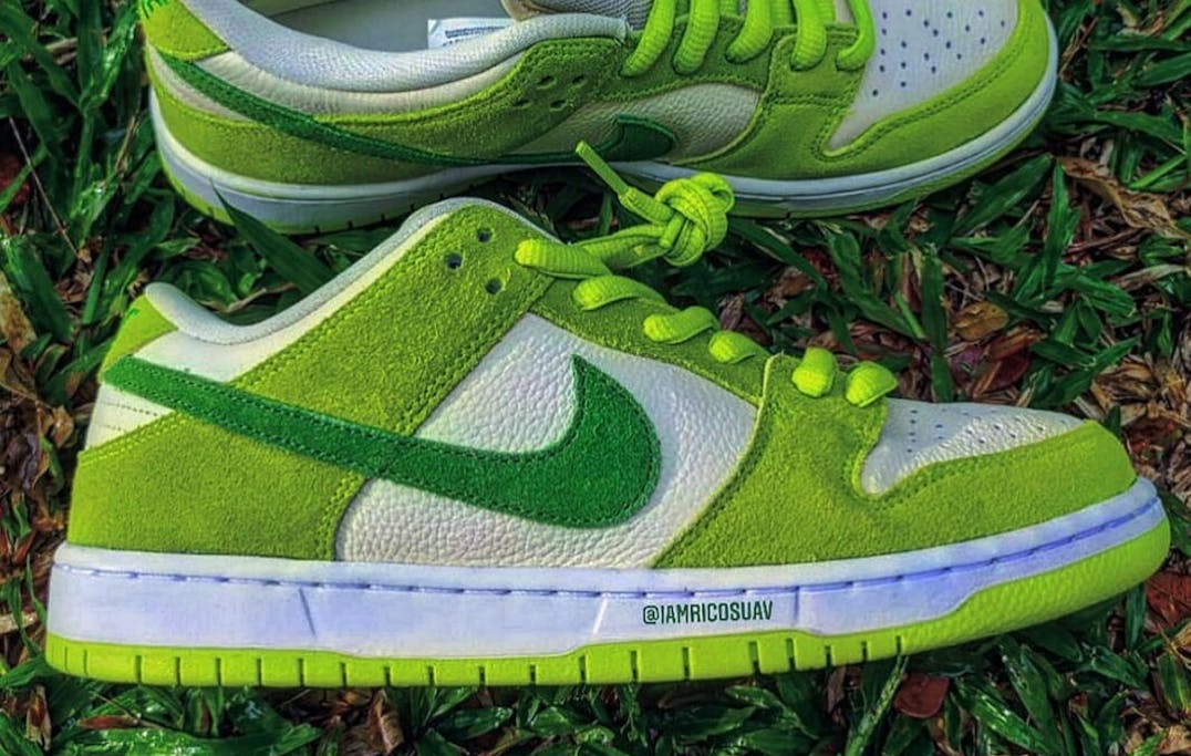 Nike SB Dunk Low Green Apple Foto 1