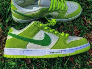 Nike SB Dunk Low Green Apple Foto 1