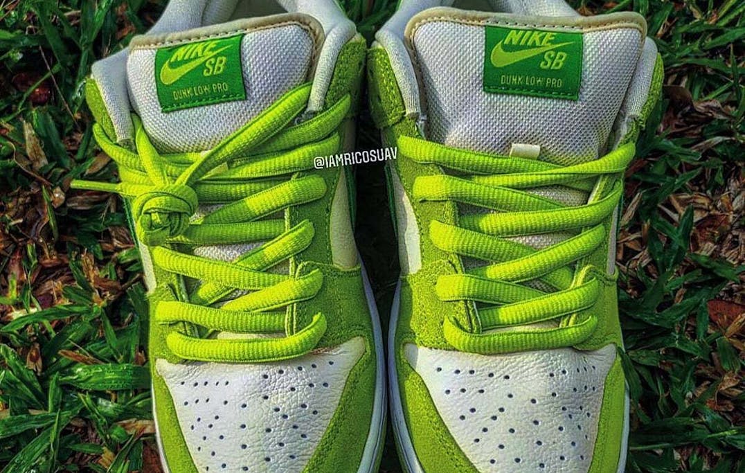Nike SB Dunk Low Green Apple Foto 3