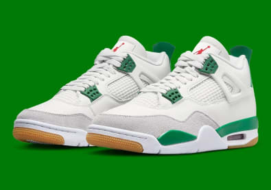 Nike SB x Air Jordan 4 Pine Green Foto 2