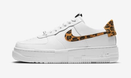 Nike voorziet de Nike Air Force 1 Low Pixel van een Leopard Swoosh