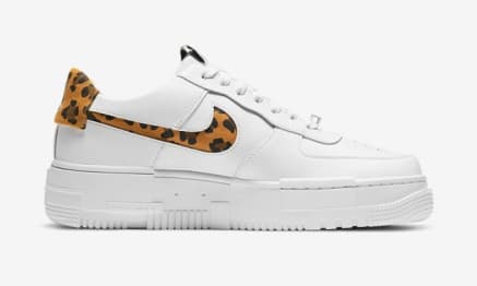 Nike voorziet de Nike Air Force 1 Low Pixel van een Leopard Swoosh