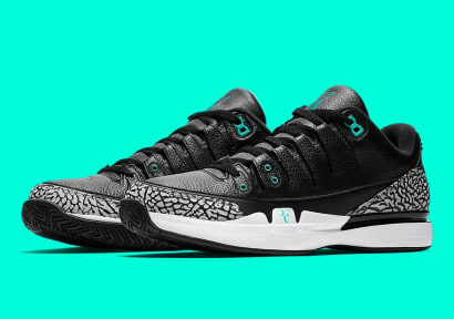 De eerste beelden van de Nike Zoom Vapor RF AJ3 Clear Jade