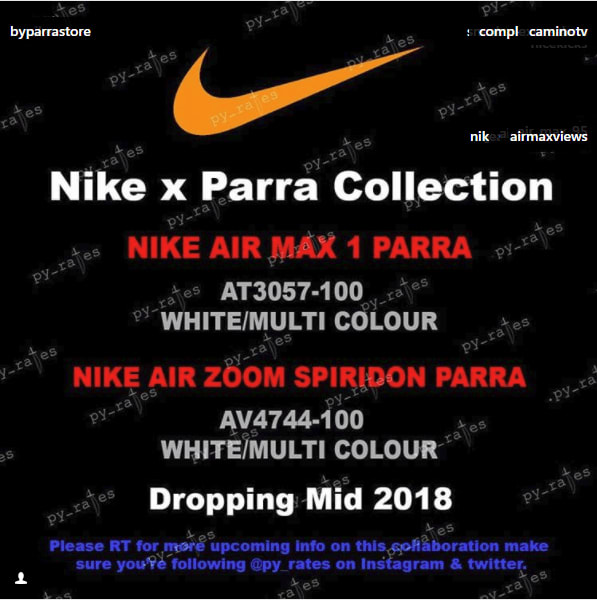 Nike en Parra gaan nieuwe samenwerking aan