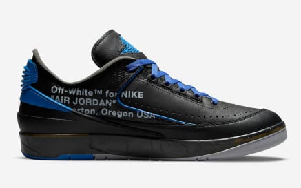 Off White x Air Jordan 2 Retro Low SP Black Foto 3