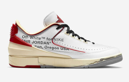 Off White x Air Jordan 2 Retro Low SP White Foto 3