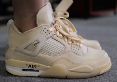 De releasedatum van de Off-White x Air Jordan 4 "Sail" is bekend