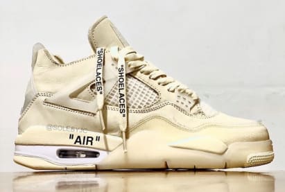 De releasedatum van de Off-White x Air Jordan 4 "Sail" is bekend