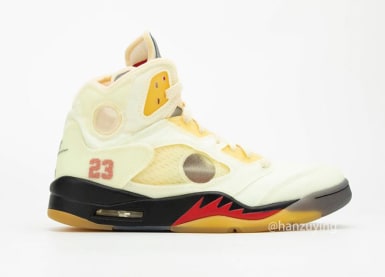 Jordan en Off-White komen met een nieuwe Air Jordan 5 collab