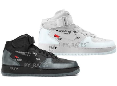 Off White x Nike Air Force 1 Mid Foto 1