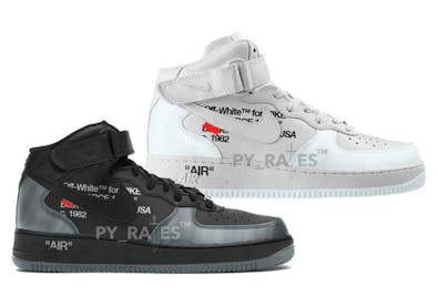 Off White x Nike Air Force 1 Mid Foto 1