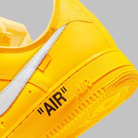 Off White x Nike Air Force 1 University Gold Foto 12