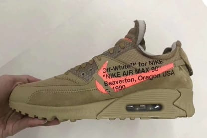 First Look: Off-White x Nike Air Max 90 "Desert Ore"