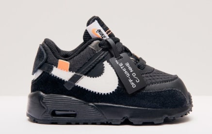 De Off White x Nike Air Max 90 dropt ook voor peuters Sneaker Squad