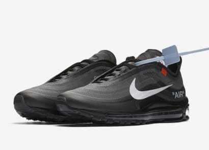 Officiële foto's van de Off-White x Nike Air Max 97 "Black"