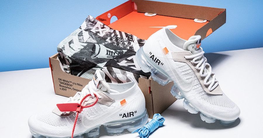 Off White x Nike Air VaporMax White Sneaker Squad